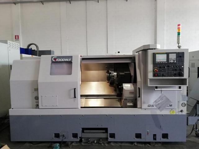 Used Goodway GS280 LM CNC lathe with live tooling